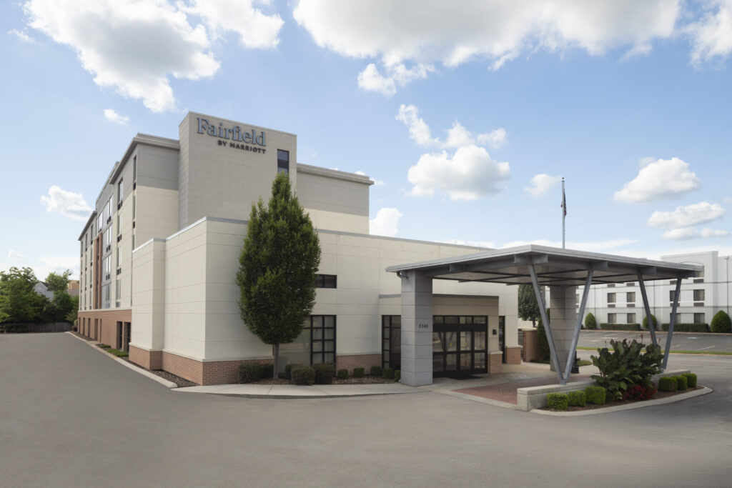 Exterior view of Fairfield Inn & Suites Chattanooga, a modern hotel managed by LBA Hospitality